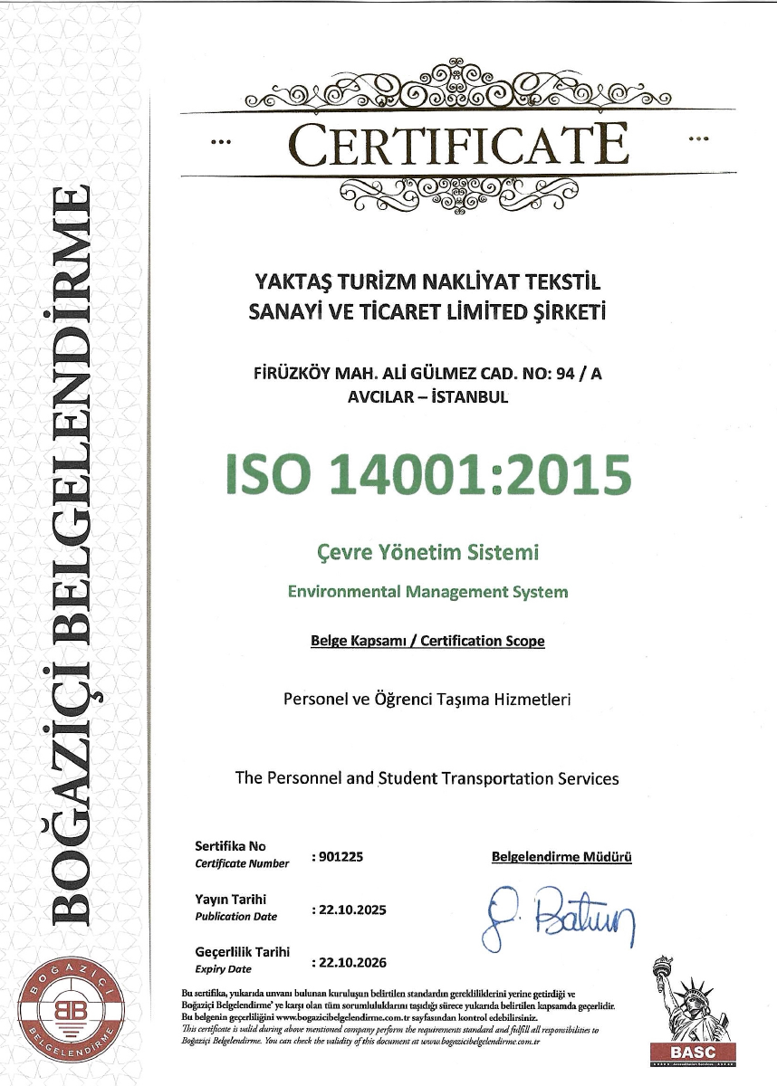 ISO 14001:2015 belge önizlemesi
