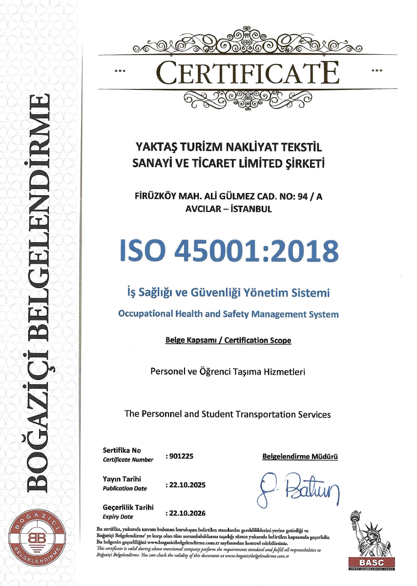 ISO 45001:2018 belge önizlemesi
